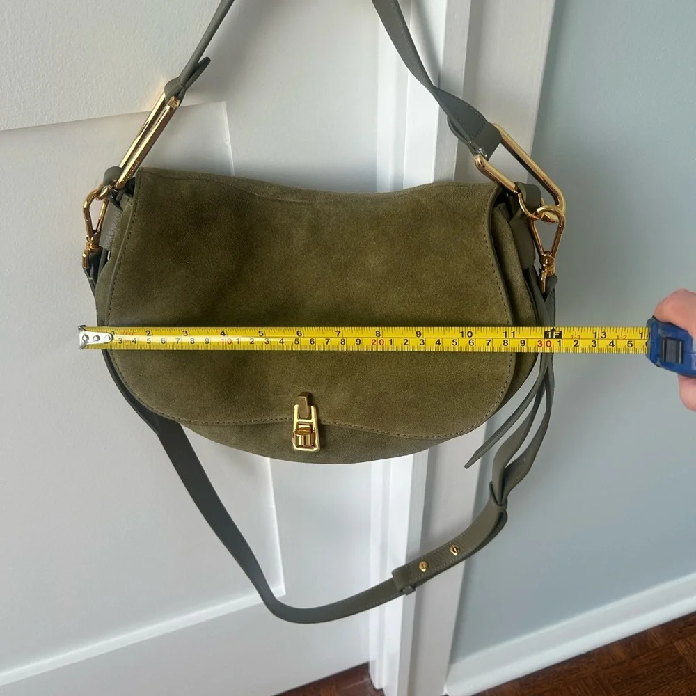 Coccinelle Suede + Leather 2 Way Bag - Picture 2 of 16